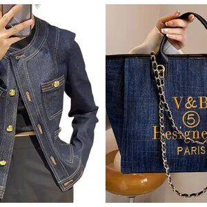 NWT: 1 LEFT: Deep Denim Elevated Jacket